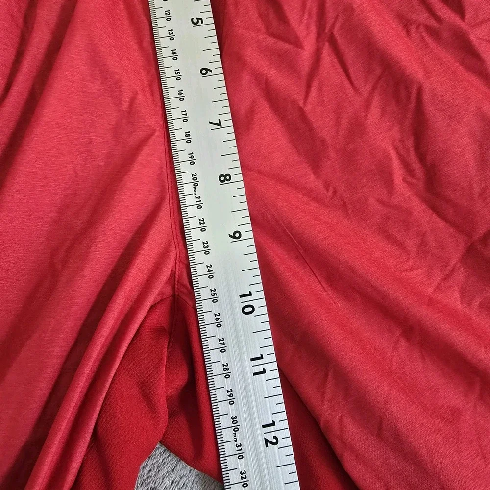 Adidas Pants Mens Small Red Track Pants Windbreaker Side Zipper Activewear Sport